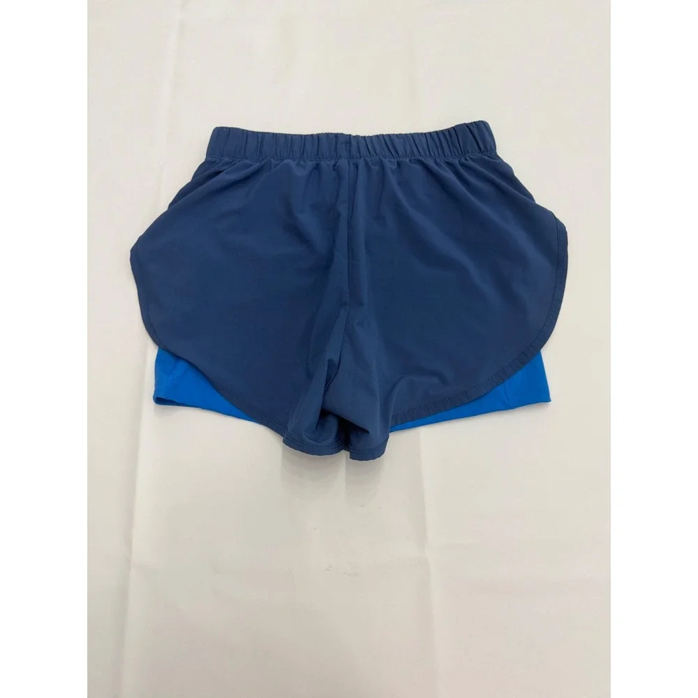 Nike Dri-FIT 2-in-1 Running Shorts  Blue Medium Activewear Workout Training
